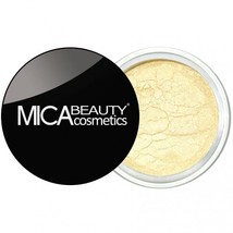 MICA BEAUTY Mineral Eye Shadow Glitter LEMON ICE 65 Yellow Full Size 2.5... - £15.40 GBP