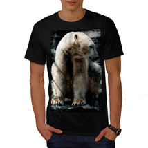 Polar Bear Wild Animal Shirt White Furry Men T-shirt - £10.21 GBP