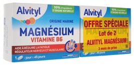 AlvitylGovital Magnesium Vitamin B6 Pack of 2 x 45 Tablets - £42.95 GBP
