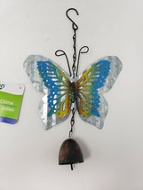 Direct International Metal Butterfly Wind Chime w/ Bell - New - £10.49 GBP
