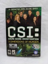 CSI 3 Dimensions Of Murder PC CD ROM Video Game Sealed - £25.21 GBP