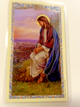 Jesus Christ/&quot;Prayer for Retrear&quot;  Llaminated Prayer Card, New - $1.98