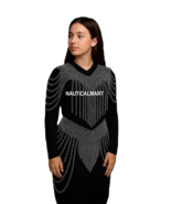 Chainmail Harness, Chainmail Chains Layers top &amp; Skirt, Rings Costume, W... - €143,13 EUR