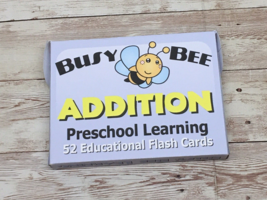 Addition - Busy Bee Preschool Learning - 52 Educational Flash Cards - $9.03