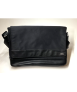 Calvin Klein Crossbody Black Nylon Messenger Laptop Bag, Wide Shoulder S... - $46.32 CAD