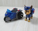 Paw patrol Police Officer Chase action figures w/ 3 wheel cycle vehicle - £7.10 GBP