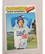 1977 Topps Set RICK RHODEN #245 LOS ANGELES DODGERS - $1.79