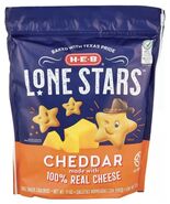 HEB Lone Stars Baked Cheddar Puffed Cracker Snack, 11 oz. - $546.00 MXN