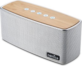 Comiso Bluetooth Speakers, 20W Loud Wood Home Audio Outdoor Portable Wireless - $77.99