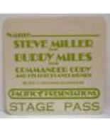 STEVE MILLER / BUDDY MILES / COMMANDER C - VINTAGE ORIGINAL 70&#39;s BACKSTA... - £15.06 GBP