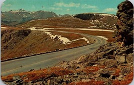 Colorado Tundra Curves Trail Ridge Road Rocky... Posted 1964 Vintage Postcard - £5.13 GBP