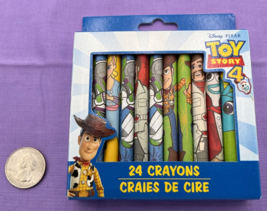 Disney Toy Story 4 24-Piece Crayon Set - Colorful Adventures with Woody and Buzz - £11.65 GBP