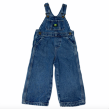 John Deer Toddler Denim Jeans Overalls Sz 2T Denim Blue Baby Unisex Boy ... - £11.98 GBP
