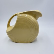 Fiestaware Vintage USA Disc Water Pitcher Original Ivory Fiesta Large 7”x8” - $90.00
