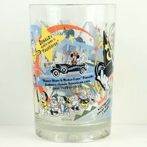 McDonalds Glass Tumbler Walt Disney Mickey Mouse Donald Duck Pluto 100 Years image 3