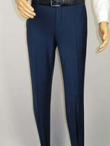 Men Suit BERLUSCONI Turkey Italian Wool 180's Single Breasted K442-12 Navy image 9