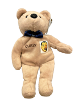 Plush Three Stooges Curly Beanie Bear Ltd Ed 9 inch Comic Images 4640 of 25,000 - £8.11 GBP