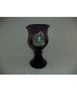 Arizona 1995 Renaissance Festival Purple Drip Glazed Wine Goblet - $475.17 MXN