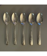 5 Tablespoons Wallace Tradition AA+ Bridal Corsage Silverplate VTG 1953 - $40.30 CAD