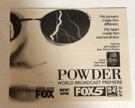 Powder Tv Guide Vintage Print Ad Jeff Goldblum Tpa8 - $5.93