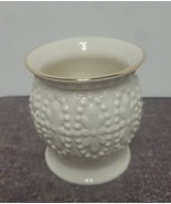 VTG Lenox China Ivory Embossed Votive Candle Holder Gold Rim Trim 3 1/4&quot;... - $16.87 CAD
