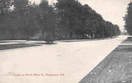 South on North Main Street Nappanee Indiana 1916 postcard - £5.53 GBP