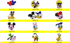 Mickey and Friends Set of 40 Machine Embroidery Filled Designs - £8.02 GBP