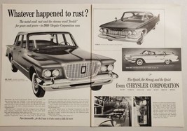1960 Print Ad Chrysler Cars Valiant, Plymouth, Dodge Dart Station Wagon - £11.93 GBP