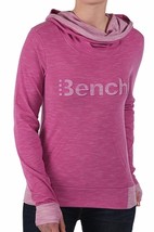 Bench Donna Tyree Rosa Allenamento Yoga Leggero Felpa con Cappuccio Nwt - $41.24