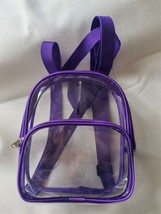 Small Clear Backpack Transparent PVC Backpack Summer Waterproof Beach Cell Phone - £50.88 GBP