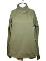 Mountain Hardware Pullover Women&#39;s Medium Green Sweatshirt Fleece - AC - $33.99