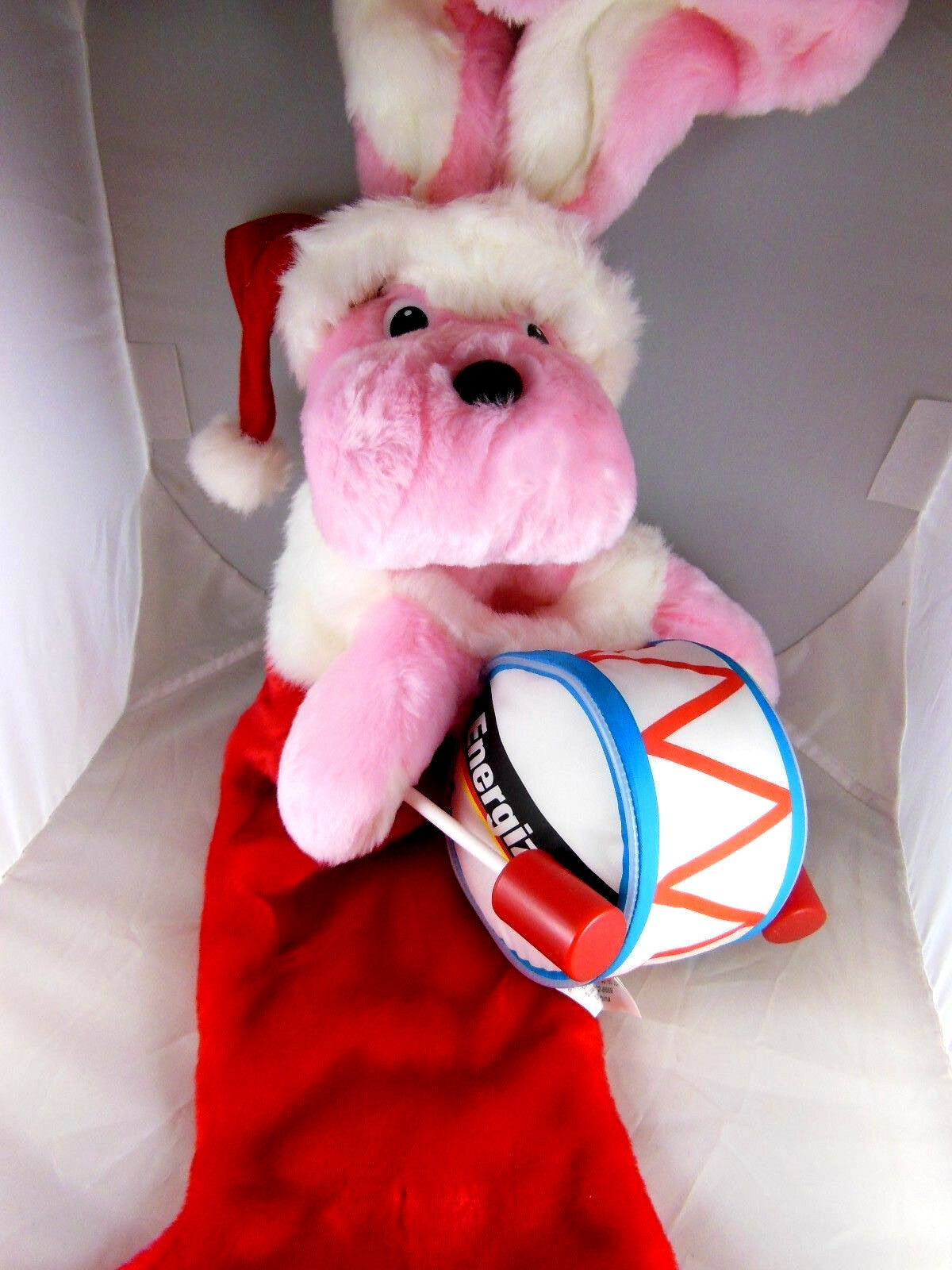 Energizer Bunny 25" Christmas Stocking 2006 Plush Awesome! - $19.00