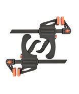 2 Pack- 30&quot; Ratcheting Bar Clamp, 2.5&quot; Throat Depth, Nylon Handle w/Trig... - $30.92 CAD