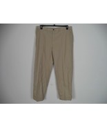 Men&#39;s Khaki St John&#39;s Bay Flat Front Pants. 42 X 32. 100% Cotton. Classi... - €23,21 EUR
