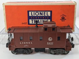 Lionel Postwar 6457 Lionel Lines SP Type Lighted Caboose Brown O Gauge OB - $79.20
