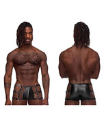 MALE POWER CAGE VULCAN SHORT STRAPPY BLACK - $51.12 CAD+