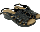 Clarks Collection Women&#39;s Lexi Black Sandals Size 6.5 - $18.99