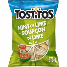 6 X Tostitos Restaurant Style Hint of Lime Tortilla Corn Chips 275g Each - $52.25