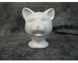 White Styrofoam Cat Head Mannequin Form Cool Halloween Prop Decor Craft ... - $4.49