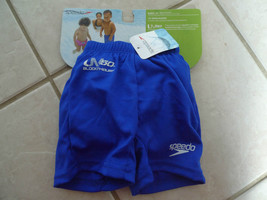 NEW Speedo Kids UV Swim Diaper Blue Boys 0-6 Months 10-18 Pounds Size Small S - £8.58 GBP