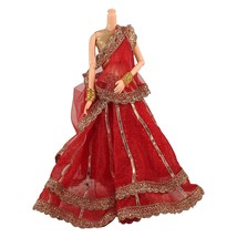 Doll Lehnga Dress Beautiful Wedding Look 2023 Limited Edition - £30.70 GBP