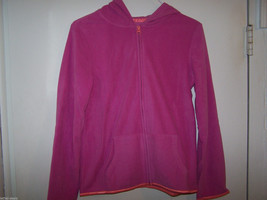 Sonoma Girls Hoodie Zip Up Micro Fleece Shirt Youth Size 12.5 New Pink Acacia - £7.79 GBP