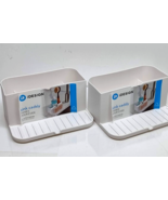 iDesign Recycled Plastic Sink Caddy w/ Tray 4.72”L x 6”W x 2.8”H, White ... - $20.37 CAD