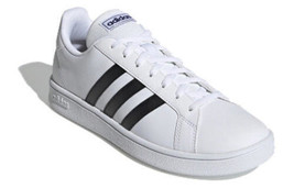 adidas Men&#39;s Grand Court Tennis Shoes White/Black/Dark Blue EE7904 Size 11 - £49.81 GBP