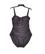 DKNY Women&#39;s One Piece Slimming Black Swimsuit Size XL - £13.67 GBP