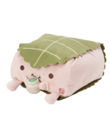 Mochi Cushion Hannari Sakuramochi Pink Stuffed Toy Cushion Size M Japan - £30.03 GBP