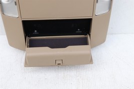 07-13 Tundra Overhead Box Roof Console Sunglass Storage Map Dome Light SAND image 4