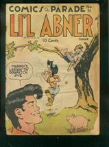 Comics On Parade #51 1945-LI&#39;L ABNER-DAISY MAE-DOGPATCH Fr - £29.01 GBP