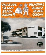 Treasure Island Beach Colony Brochure Daytona Beach Florida 1950&#39;s - £23.36 GBP