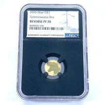 2025 Niue Gold G$1 1 Gramo T. Rex NGC Proof PF70 - $241.14